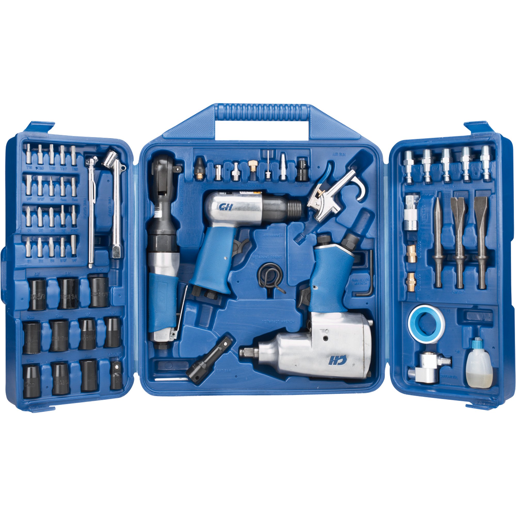 Campbell Hausfeld Reconditioned Air Tools Kit — 62-Pc., Model# TTL106900RB